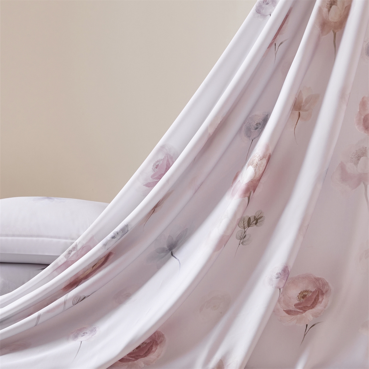 91家纺网 家纺一手货源 找家纺 舒慕家纺 2026新款天丝竹纤维凉席 花束