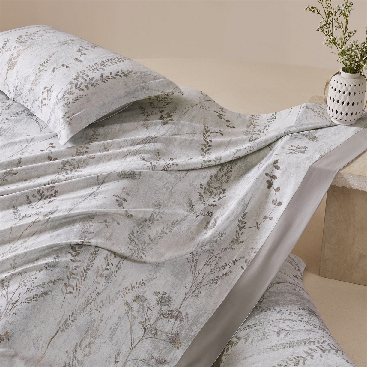 91家纺网 家纺一手货源 找家纺 舒慕家纺 2026新款天丝竹纤维凉席 可颂