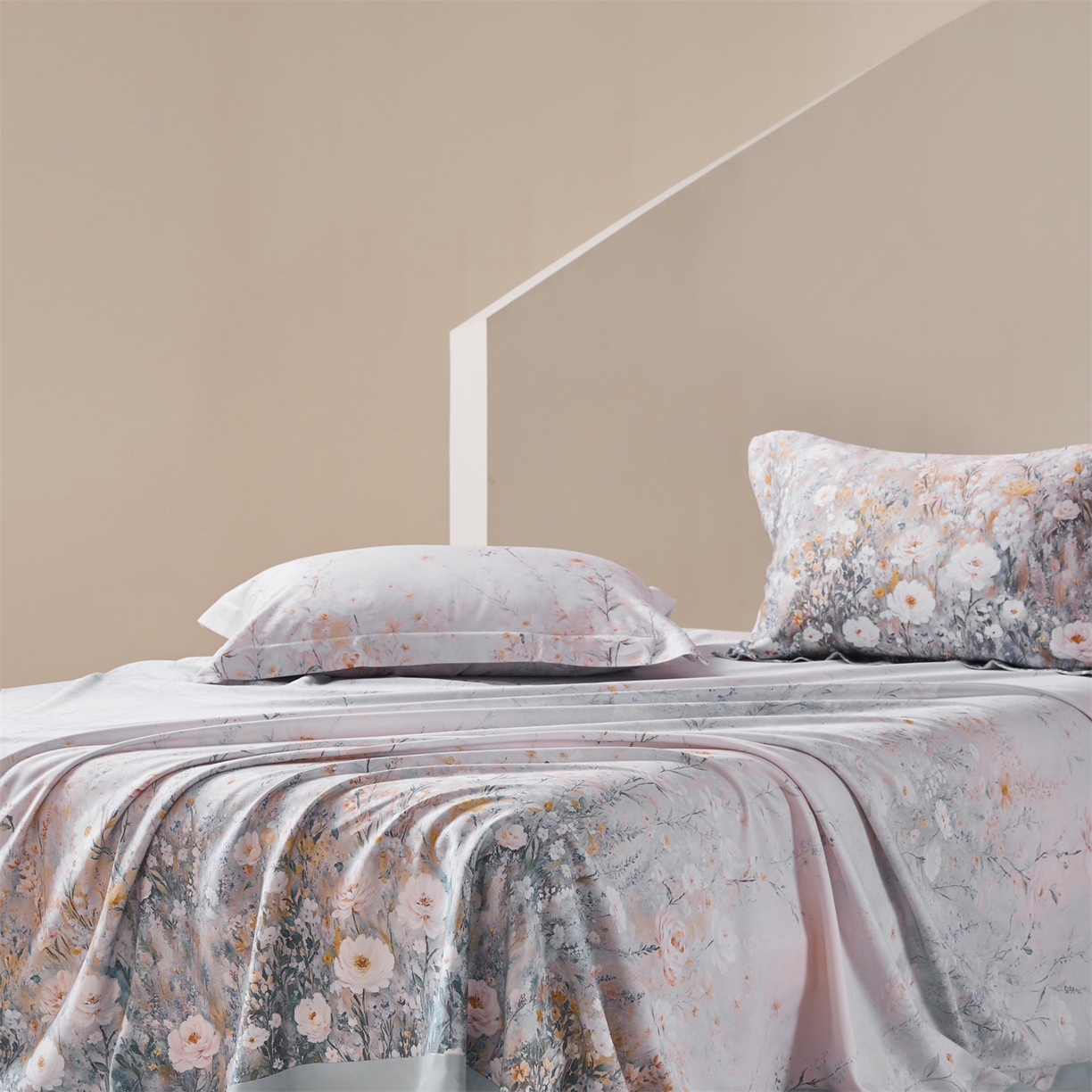 91家纺网 家纺一手货源 找家纺 舒慕家纺 2026新款天丝竹纤维凉席 梦娜-蓝