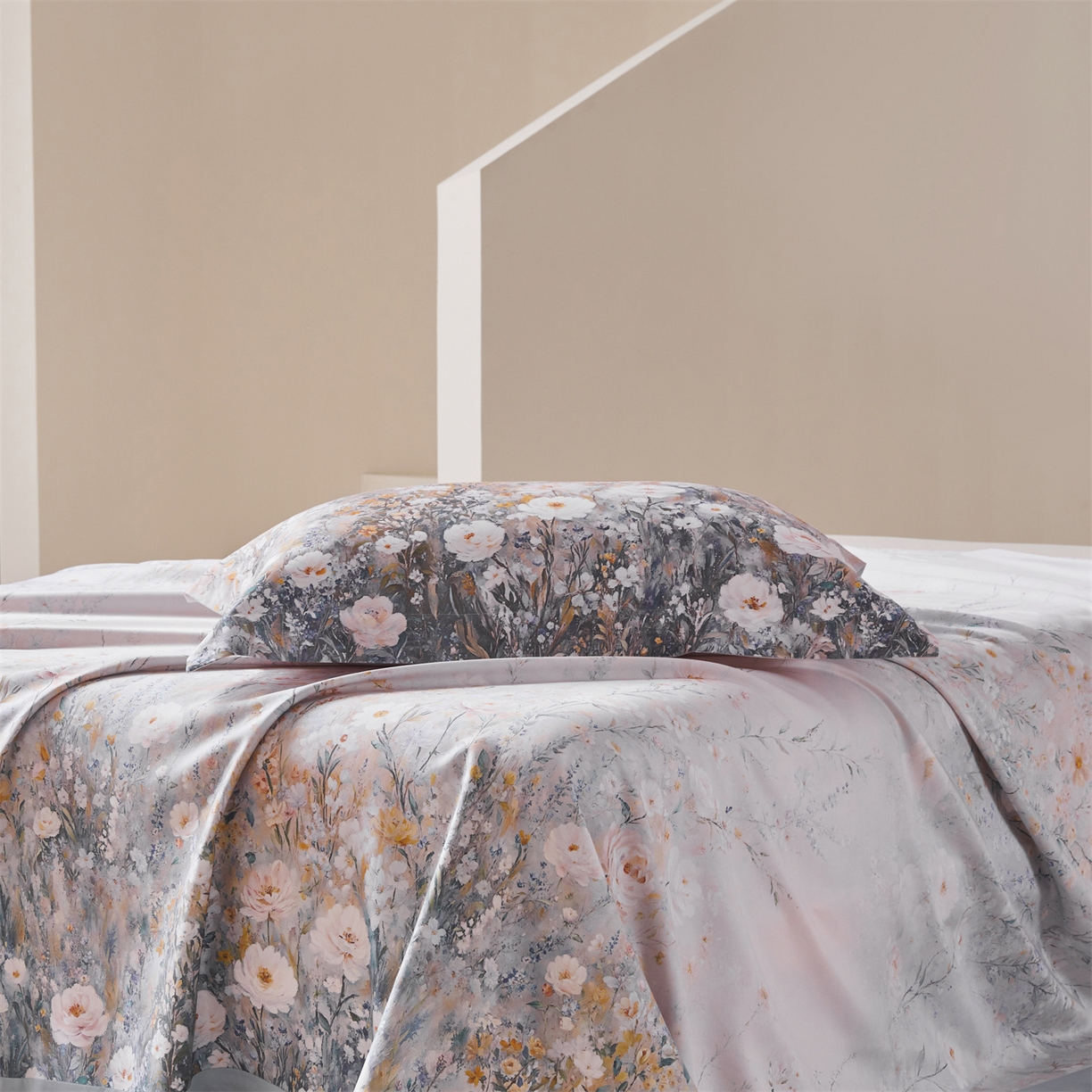 91家纺网 家纺一手货源 找家纺 舒慕家纺 2026新款天丝竹纤维凉席 梦娜-蓝