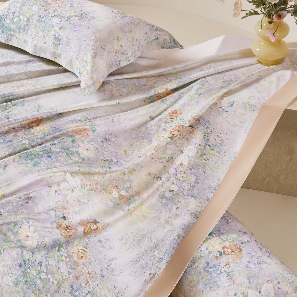 91家纺网 家纺一手货源 找家纺 舒慕家纺 2026新款天丝竹纤维凉席 觅香