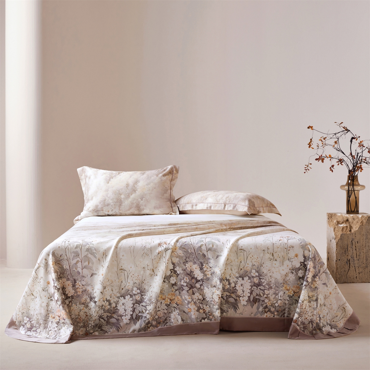 舒慕家纺 2026新款天丝竹纤维凉席 浅夏-卡其