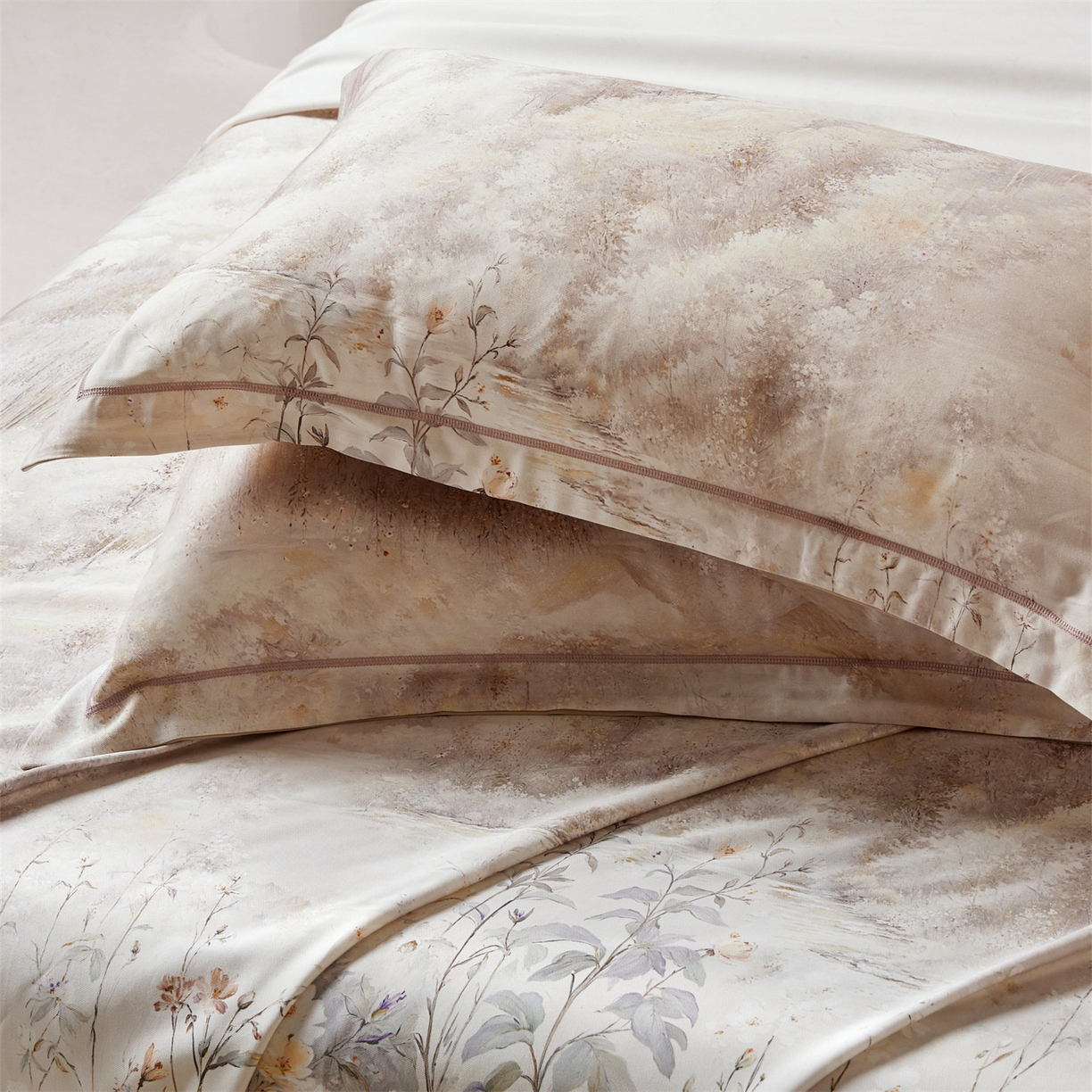 91家纺网 家纺一手货源 找家纺 舒慕家纺 2026新款天丝竹纤维凉席 浅夏-卡其