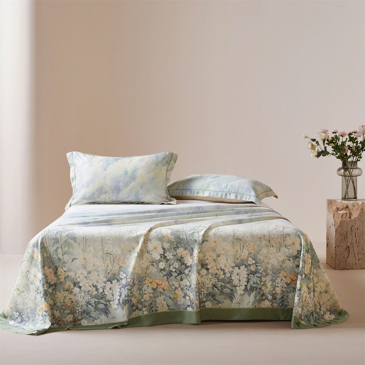 舒慕家纺 2026新款天丝竹纤维凉席 浅夏-绿