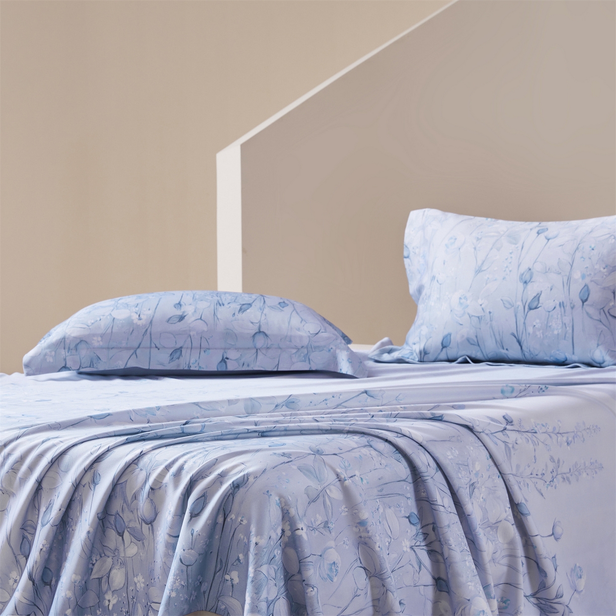 91家纺网 家纺一手货源 找家纺 舒慕家纺 2026新款天丝竹纤维凉席 青韵