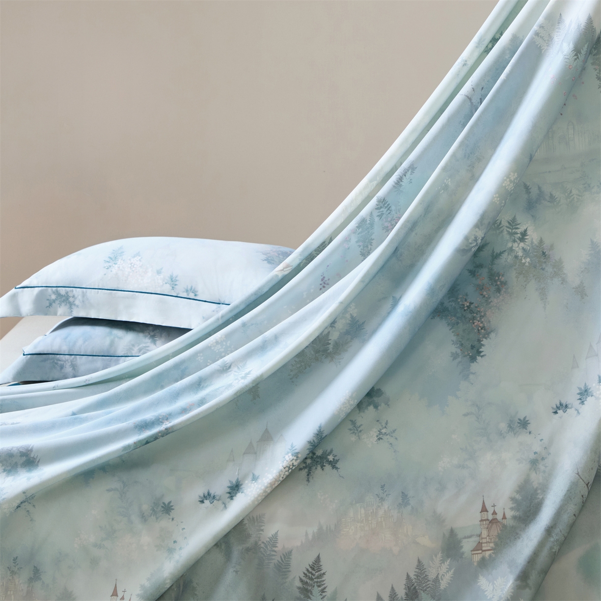 91家纺网 家纺一手货源 找家纺 舒慕家纺 2026新款天丝竹纤维凉席 森境