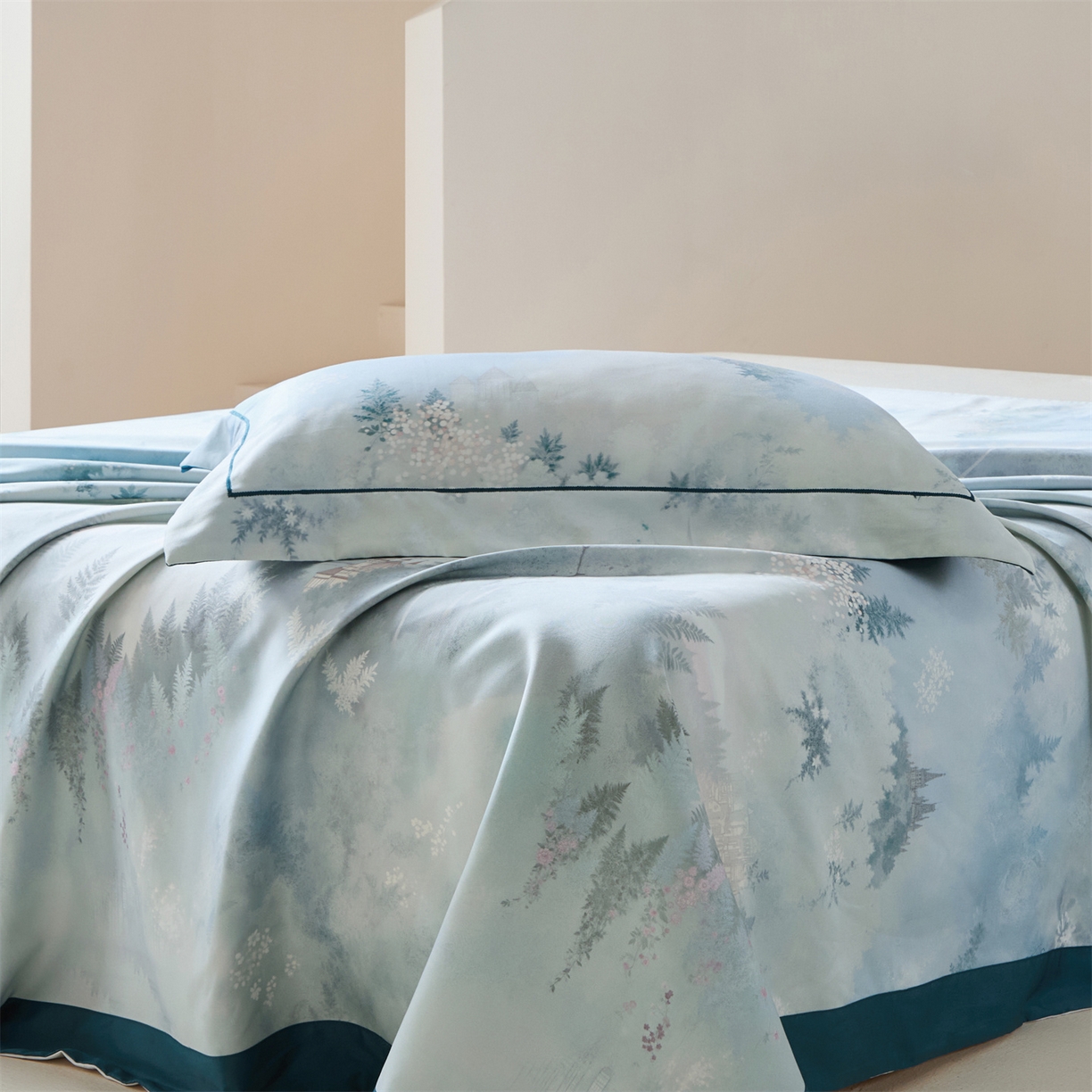 91家纺网 家纺一手货源 找家纺 舒慕家纺 2026新款天丝竹纤维凉席 森境