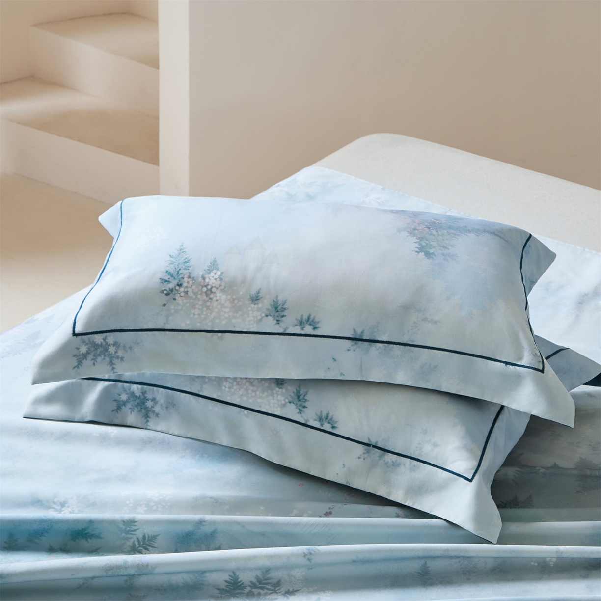 91家纺网 家纺一手货源 找家纺 舒慕家纺 2026新款天丝竹纤维凉席 森境