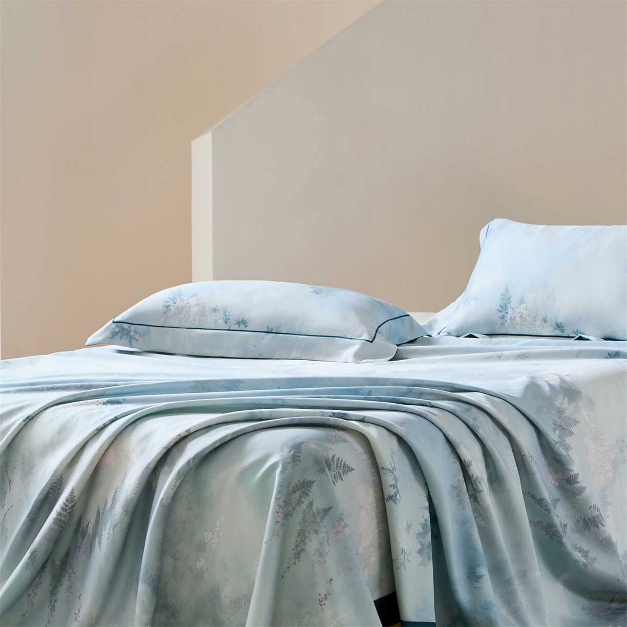 91家纺网 家纺一手货源 找家纺 舒慕家纺 2026新款天丝竹纤维凉席 森境