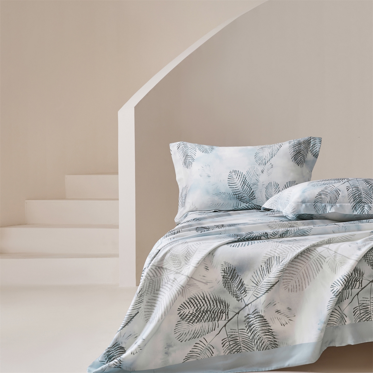 91家纺网 家纺一手货源 找家纺 舒慕家纺 2026新款天丝竹纤维凉席 疏影