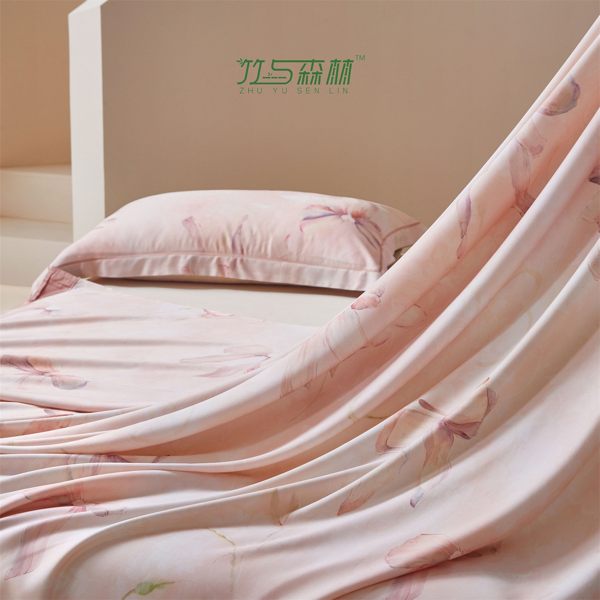 91家纺网 家纺一手货源 找家纺 舒慕家纺 2026新款天丝竹纤维凉席 心动