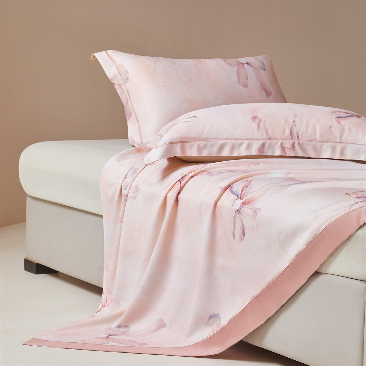 91家纺网 家纺一手货源 找家纺 舒慕家纺 2026新款天丝竹纤维凉席 心动