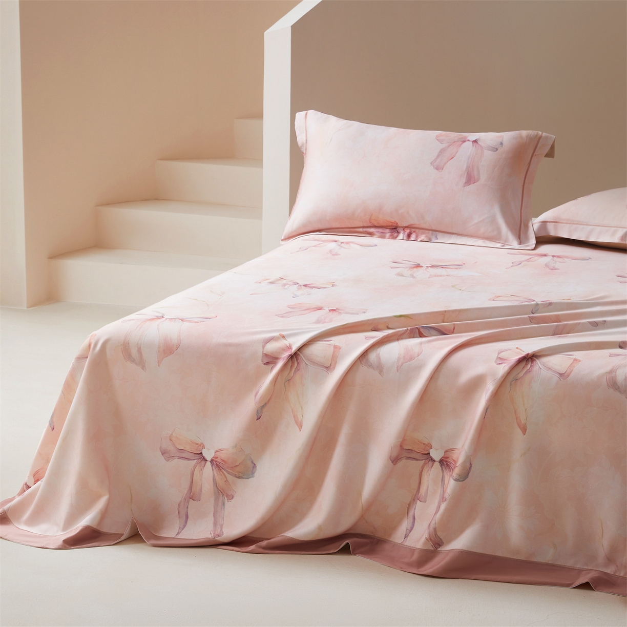 91家纺网 家纺一手货源 找家纺 舒慕家纺 2026新款天丝竹纤维凉席 心动