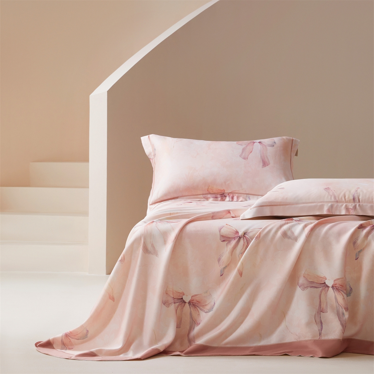 91家纺网 家纺一手货源 找家纺 舒慕家纺 2026新款天丝竹纤维凉席 心动