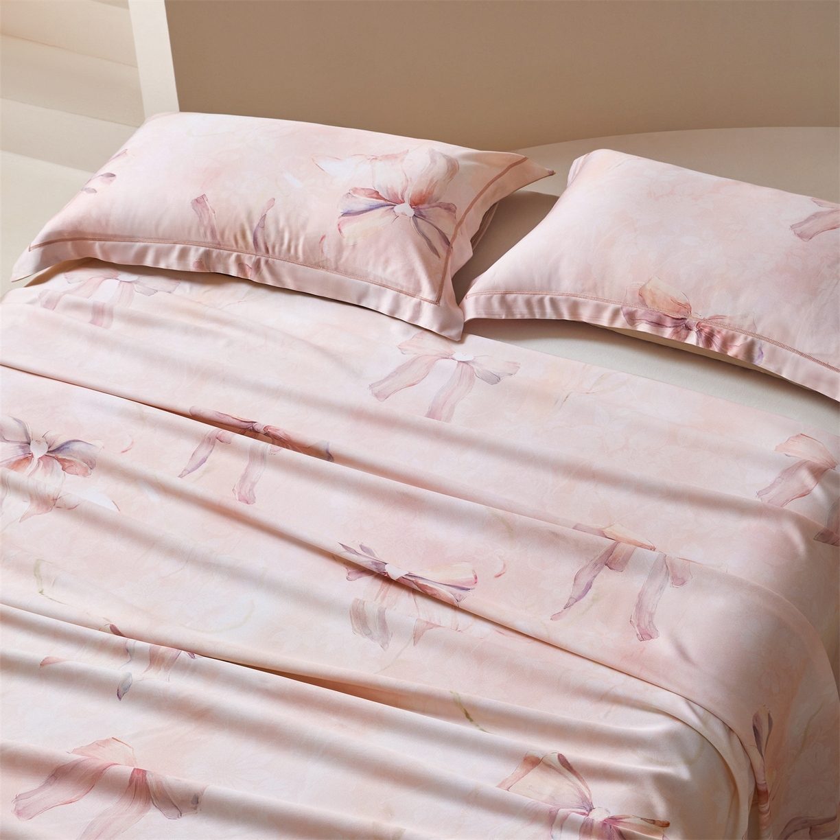 91家纺网 家纺一手货源 找家纺 舒慕家纺 2026新款天丝竹纤维凉席 心动