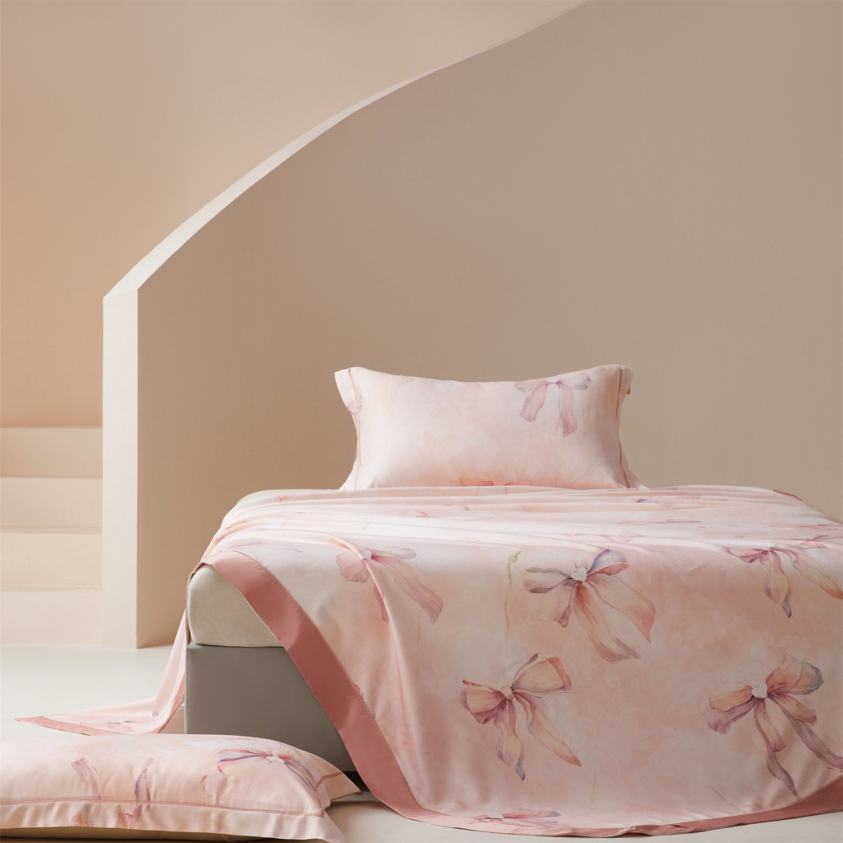 91家纺网 家纺一手货源 找家纺 舒慕家纺 2026新款天丝竹纤维凉席 心动