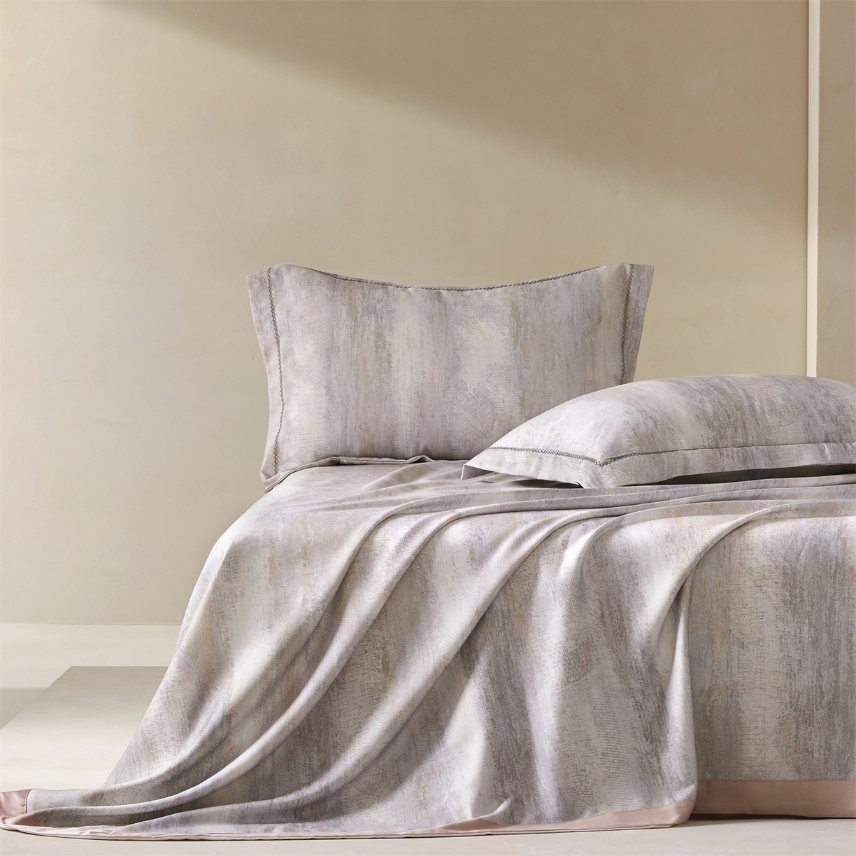 91家纺网 家纺一手货源 找家纺 舒慕家纺 2026新款天丝竹纤维凉席 寻意