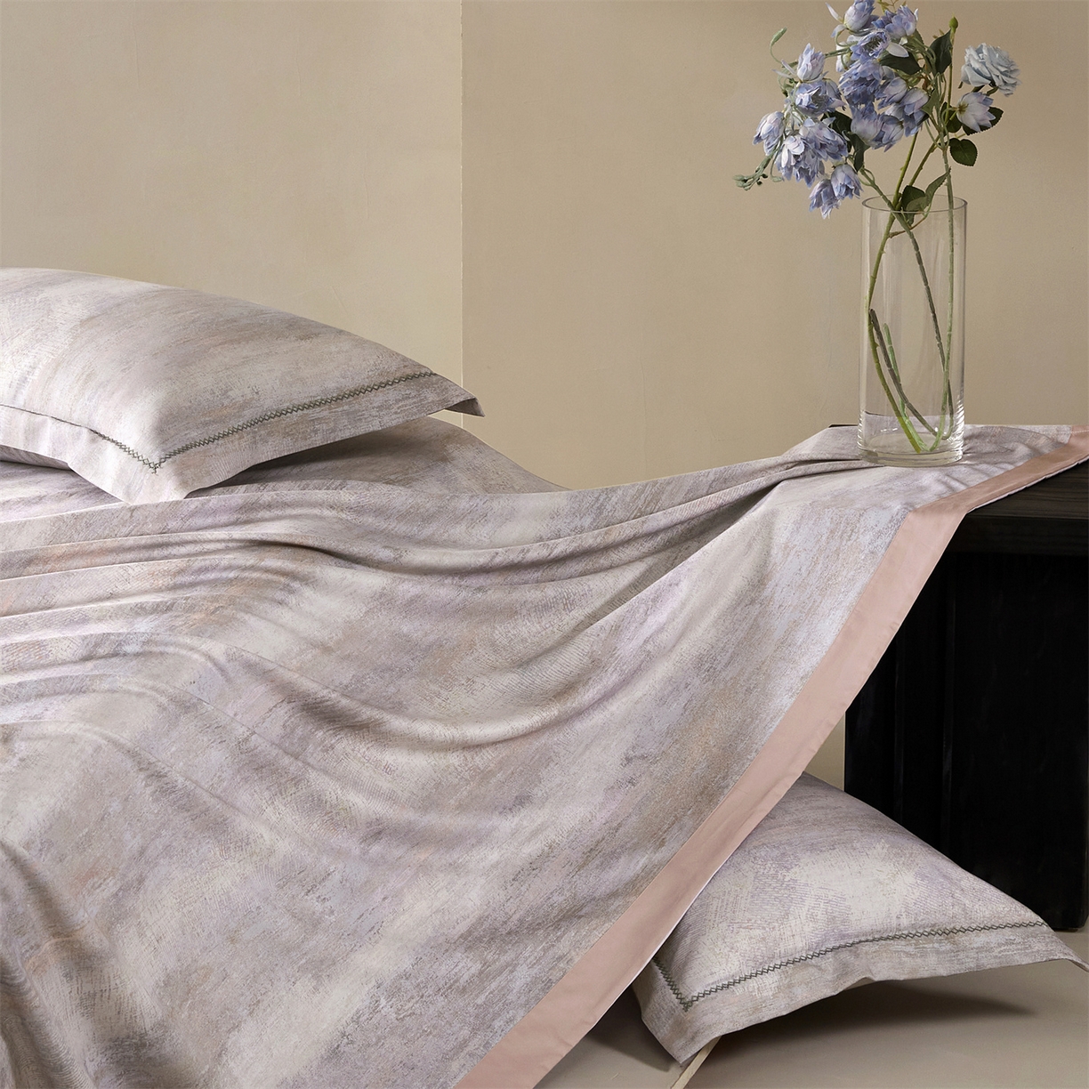 91家纺网 家纺一手货源 找家纺 舒慕家纺 2026新款天丝竹纤维凉席 寻意