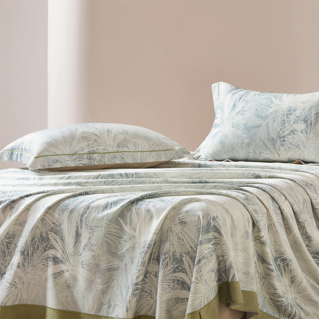 91家纺网 家纺一手货源 找家纺 舒慕家纺 2026新款天丝竹纤维凉席 云梦