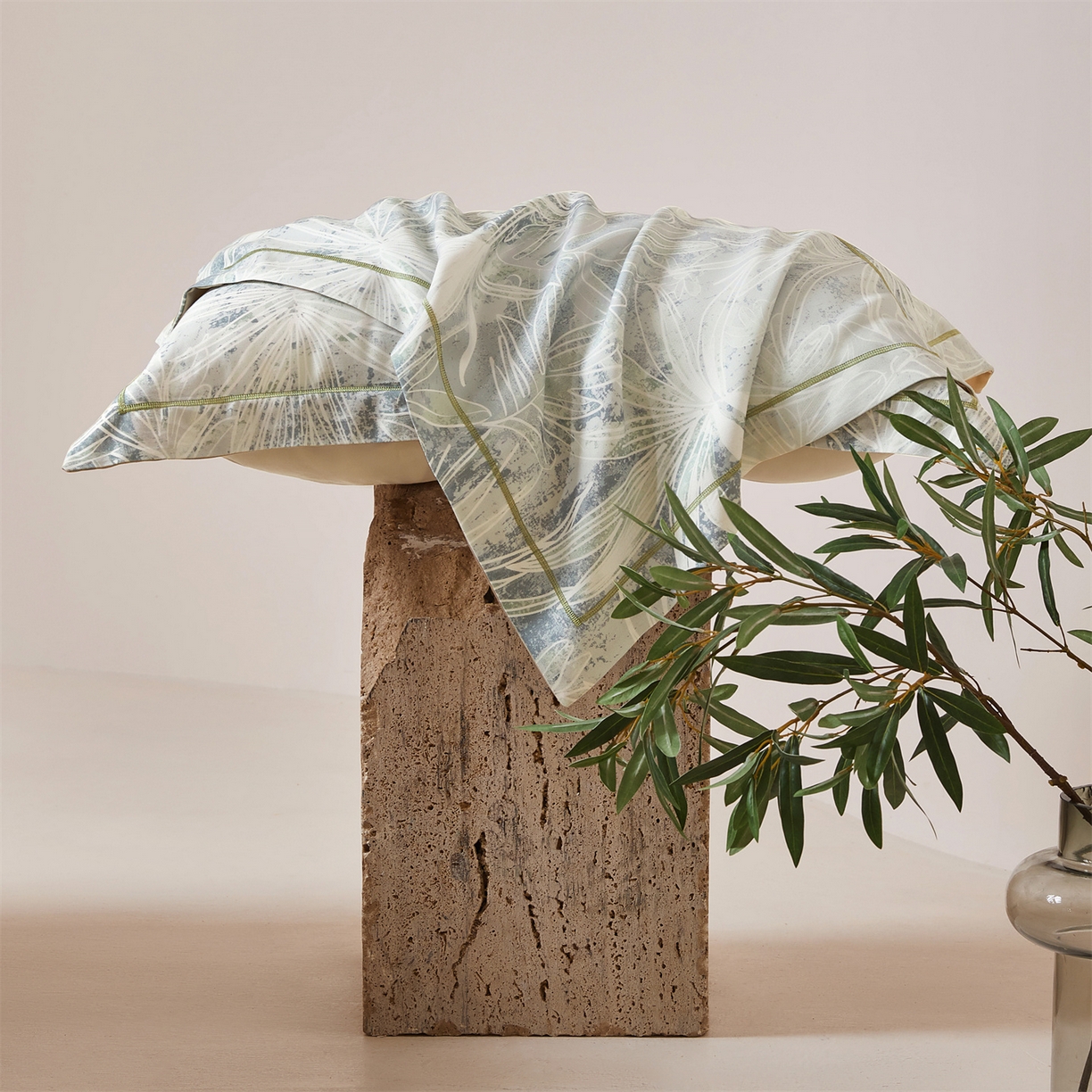 91家纺网 家纺一手货源 找家纺 舒慕家纺 2026新款天丝竹纤维凉席 云梦