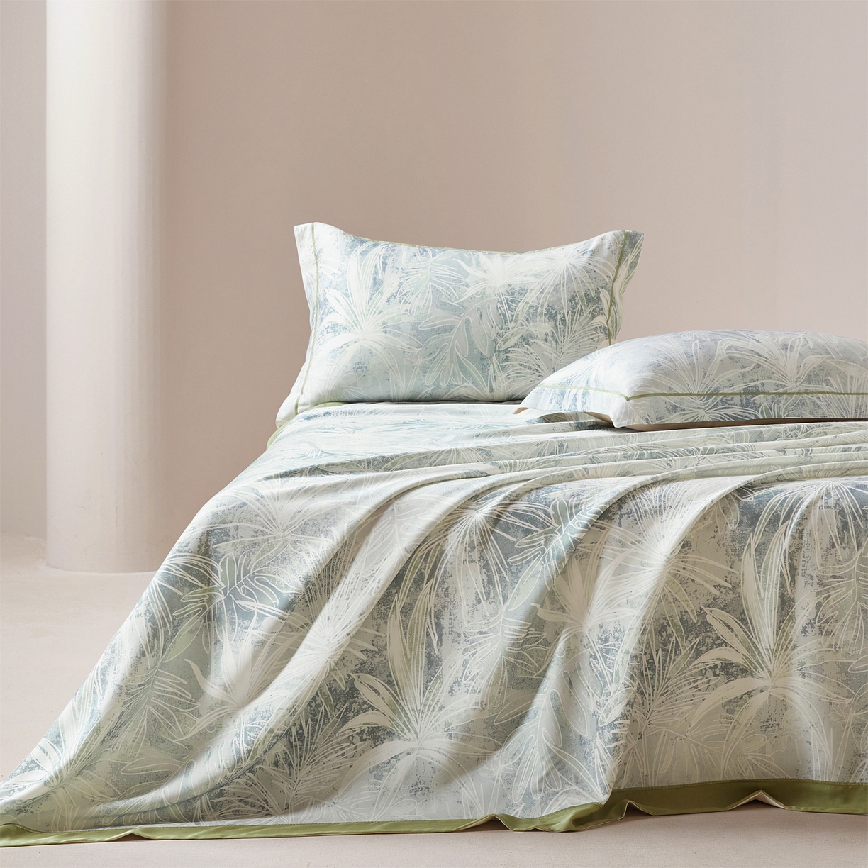 91家纺网 家纺一手货源 找家纺 舒慕家纺 2026新款天丝竹纤维凉席 云梦