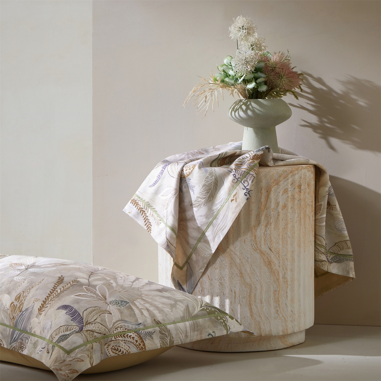 91家纺网 家纺一手货源 找家纺 舒慕家纺 2026新款天丝竹纤维凉席 逐梦