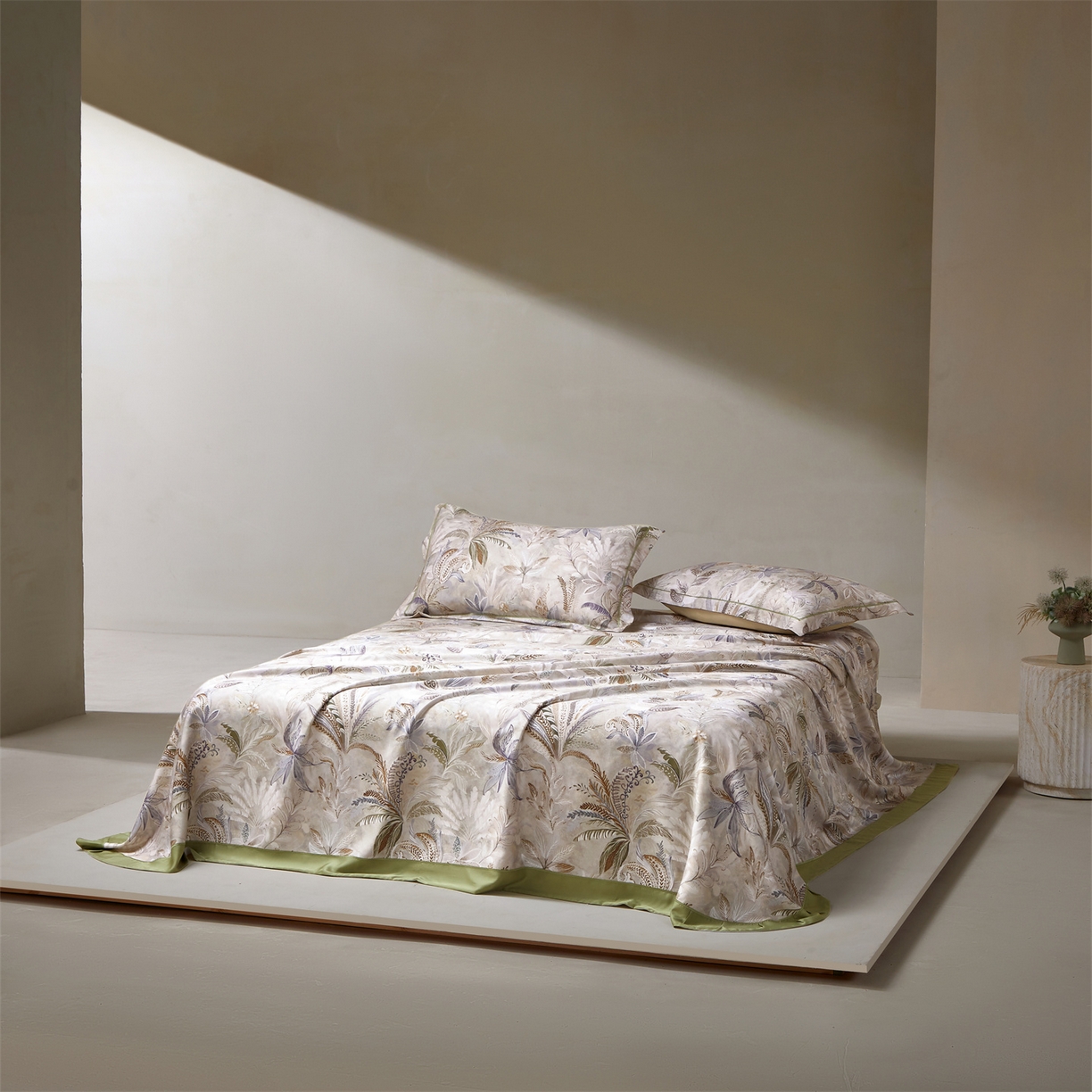 91家纺网 家纺一手货源 找家纺 舒慕家纺 2026新款天丝竹纤维凉席 逐梦