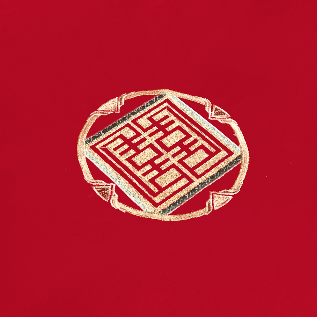 91家纺网 家纺一手货源 找家纺 柏拉图 2026新款长绒棉纯棉贡缎全工艺刺绣婚庆四件套多件套 盛世华妆