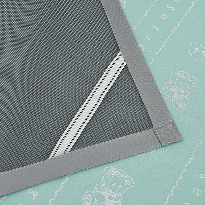 91家纺网 家纺一手货源 找家纺 锦逸家居 2026新款真PE聚乙烯高分子冰丝凉感凉席 可爱熊-绿