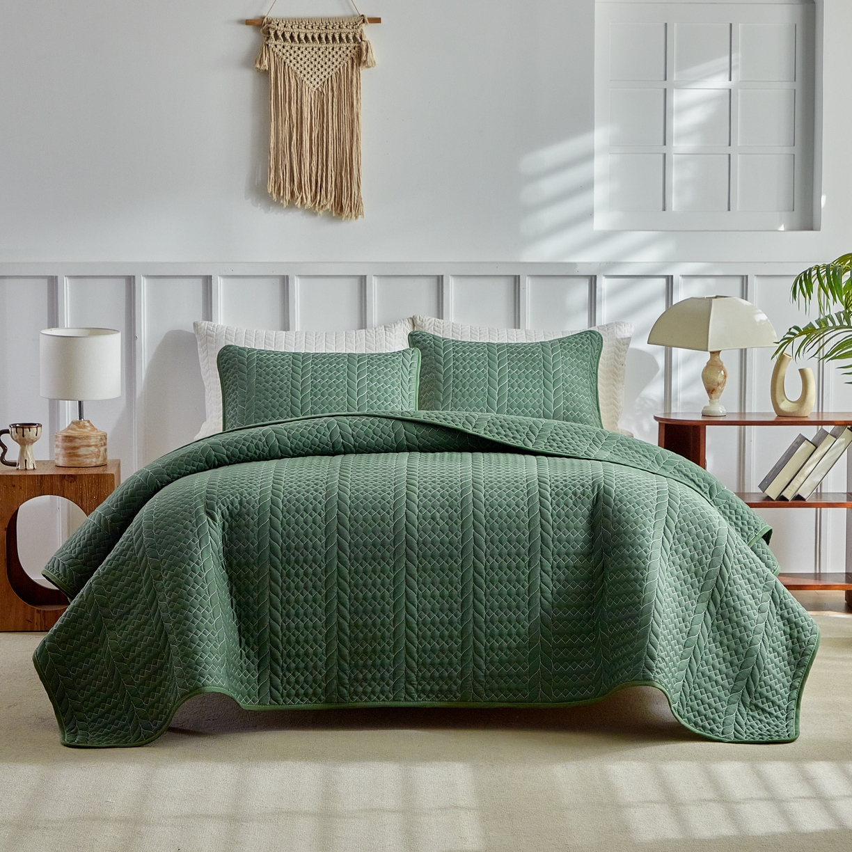 91家纺网 家纺一手货源 找家纺 （总）温宁 2026年素色床盖三件套 国外薄被第一批--丰收  跨境，外贸，亚马逊，shein，temu