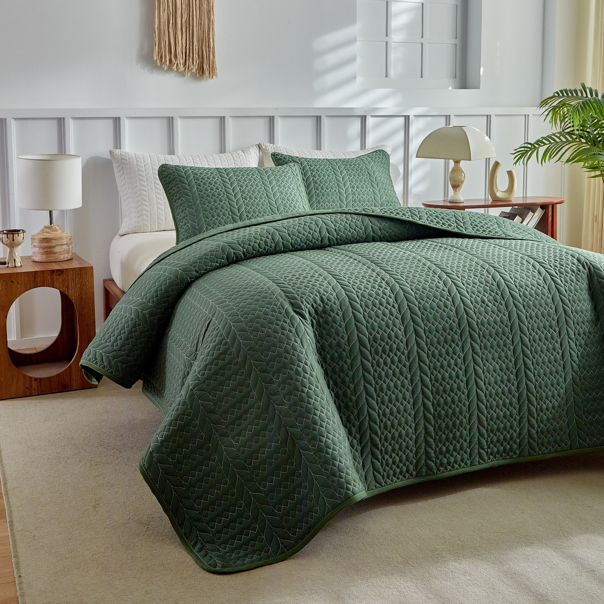 91家纺网 家纺一手货源 找家纺 （总）温宁 2026年素色床盖三件套 国外薄被第一批--丰收  跨境，外贸，亚马逊，shein，temu