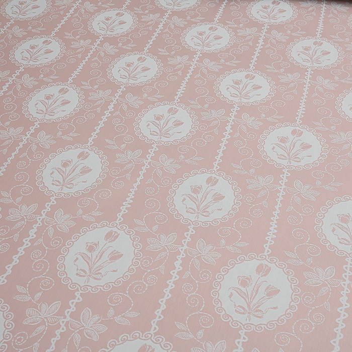 91家纺网 家纺一手货源 找家纺 锦逸家居 2026新款真PE聚乙烯高分子冰丝凉感凉席 郁金香-粉