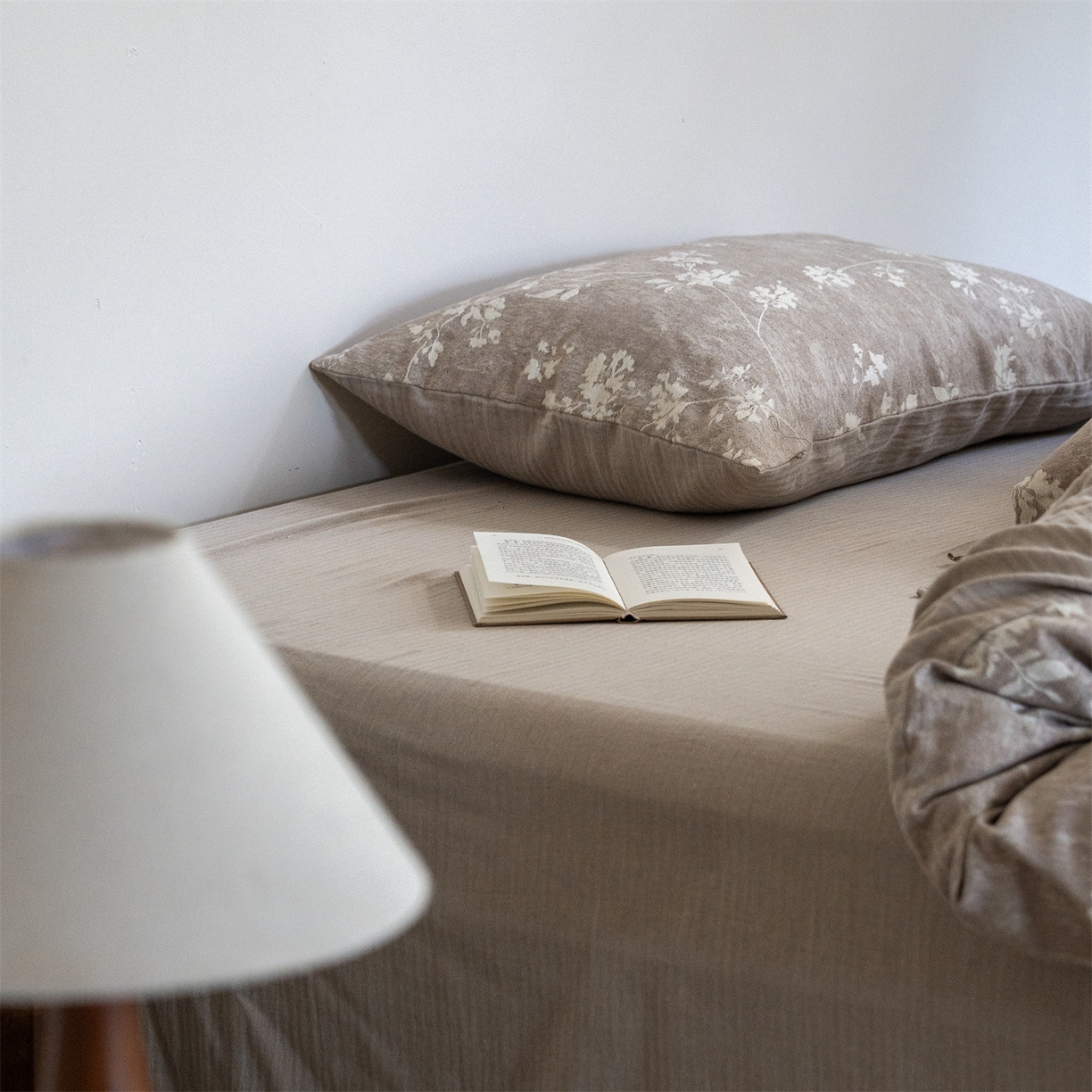 91家纺网 家纺一手货源 找家纺 （总）璞素家居 2026新款绑带棉麻四件套