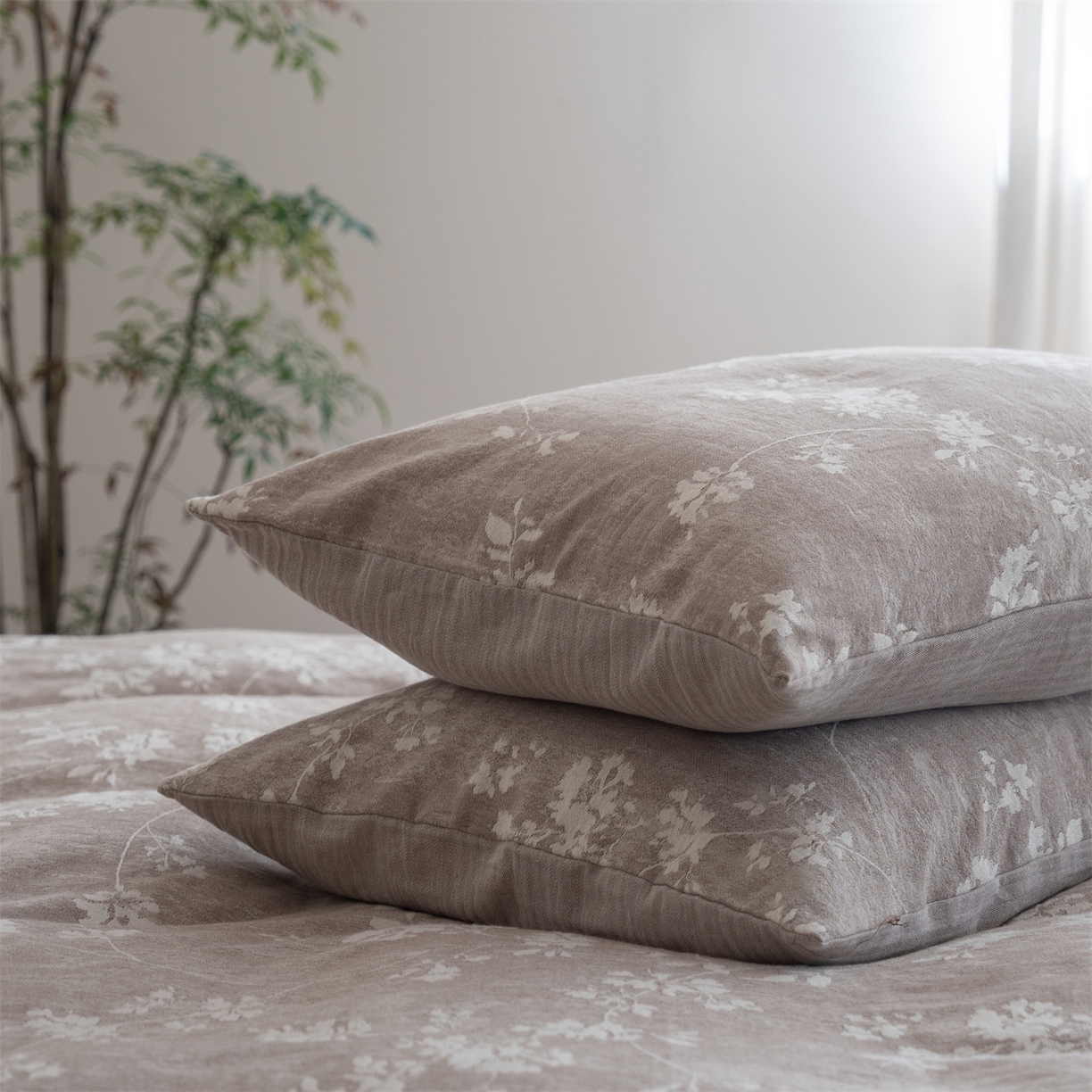 91家纺网 家纺一手货源 找家纺 （总）璞素家居 2026新款绑带棉麻四件套