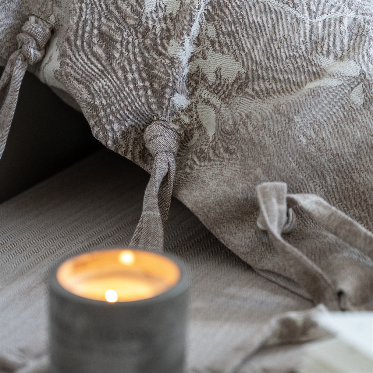 91家纺网 家纺一手货源 找家纺 （总）璞素家居 2026新款绑带棉麻四件套