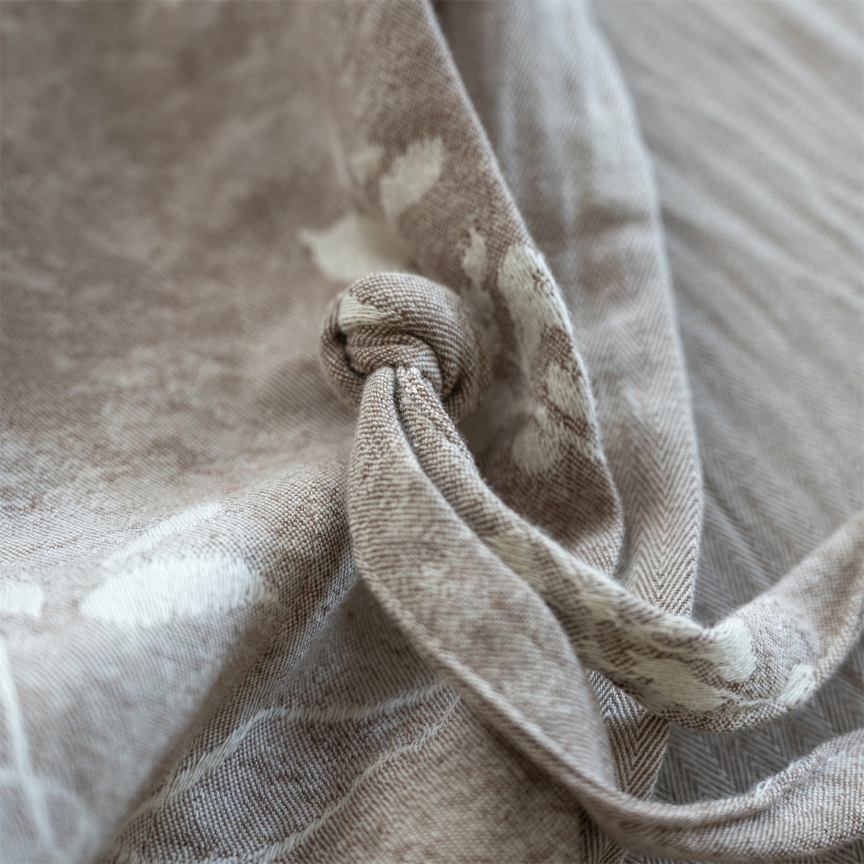 91家纺网 家纺一手货源 找家纺 （总）璞素家居 2026新款绑带棉麻四件套