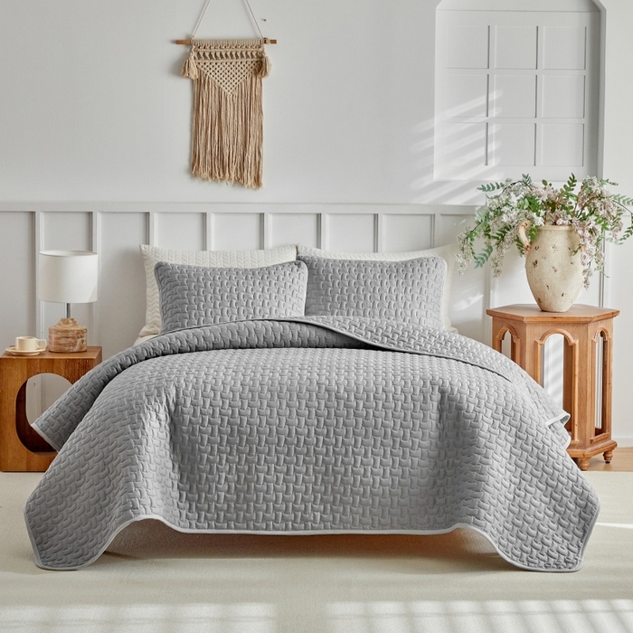 91家纺网 家纺一手货源 找家纺 （总）温宁 2026年素色床盖三件套 国外薄被第一批--风帆  跨境，外贸，亚马逊，shein，temu