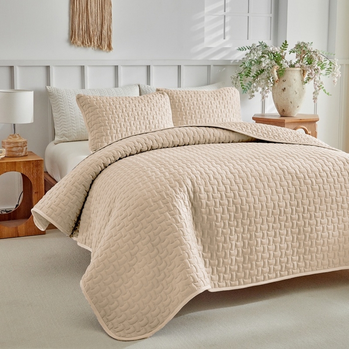 91家纺网 家纺一手货源 找家纺 （总）温宁 2026年素色床盖三件套 国外薄被第一批--风帆  跨境，外贸，亚马逊，shein，temu