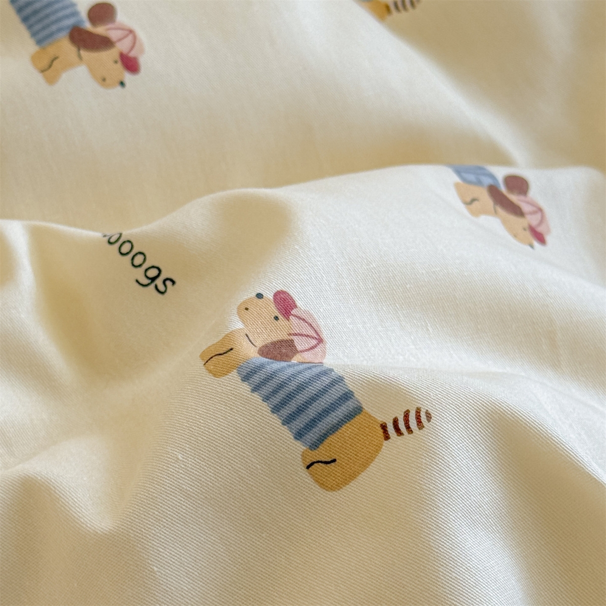 91家纺网 家纺一手货源 找家纺 优眠坊 2026春夏新款全棉印花四件套单品系列-单被套（预留缩水率） 克里斯-米-单被套