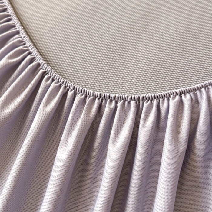 91家纺网 家纺一手货源 找家纺 绒艺席业 2026年新款立体浮雕工艺正宗凉感豆豆席凉席席子-床笠款 豆豆银杏叶-淡紫色