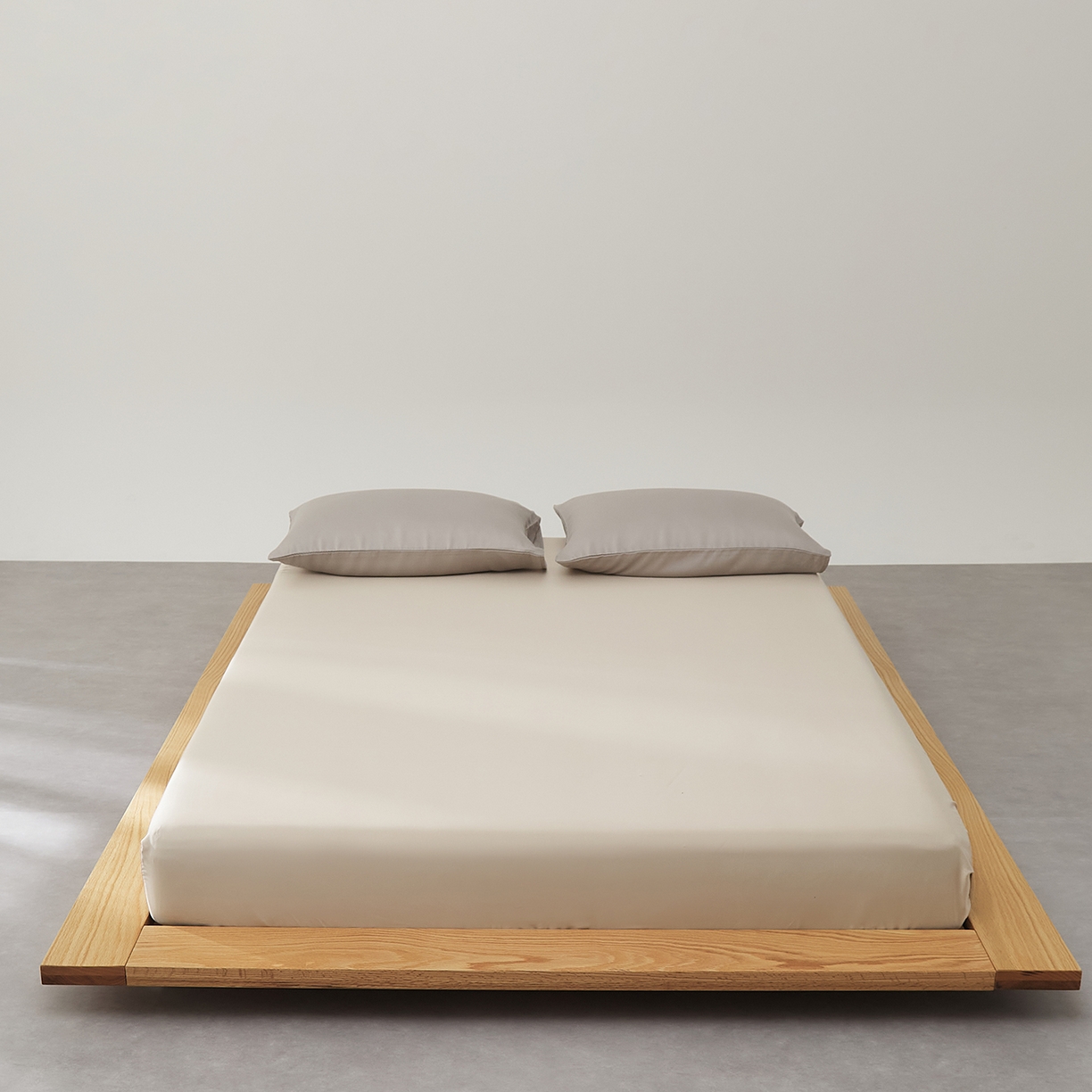 91家纺网 家纺一手货源 找家纺 优彩 2026新款60支兰精天丝单品枕套床单被套床笠系列-单床笠 香槟色