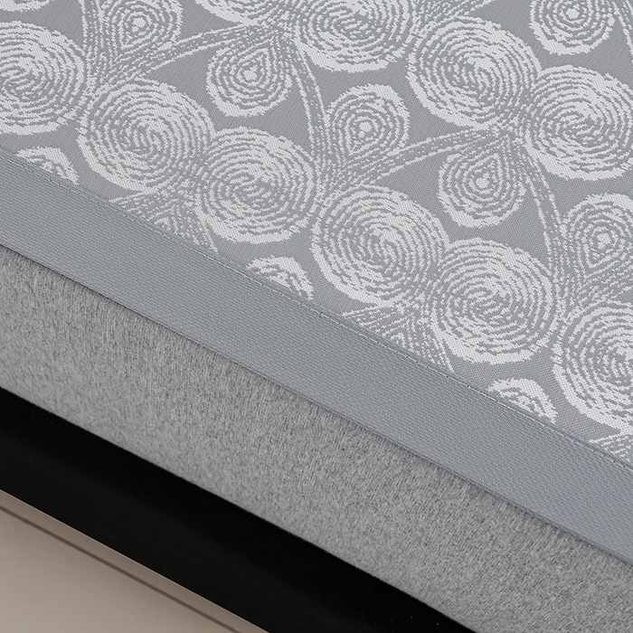 91家纺网 家纺一手货源 找家纺 锦逸家居 2026新款真PE聚乙烯高分子冰丝凉感凉席 云锦-灰