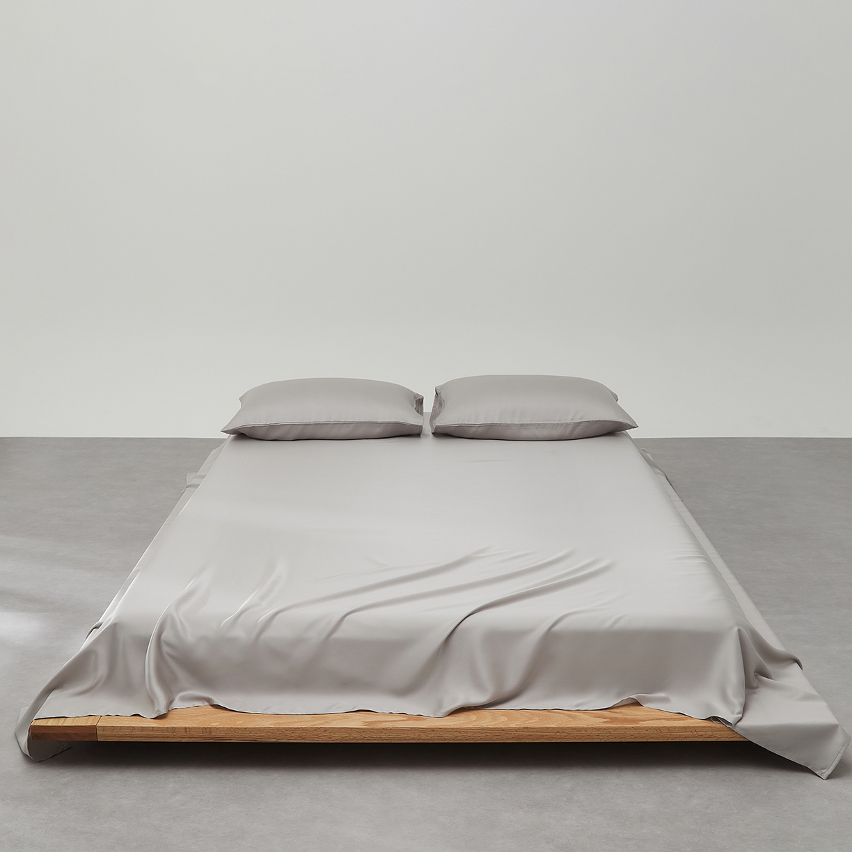 优彩 2026新款60支兰精天丝单品枕套床单被套床笠系列-单床单 都市灰