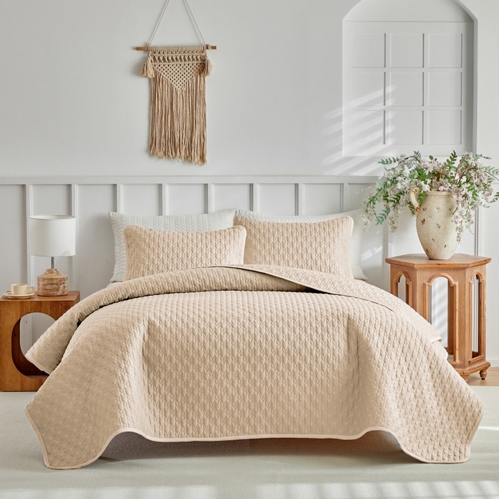 91家纺网 家纺一手货源 找家纺 （总）温宁 2026年素色床盖三件套 国外薄被第一批--箭头  跨境，外贸，亚马逊，shein，temu