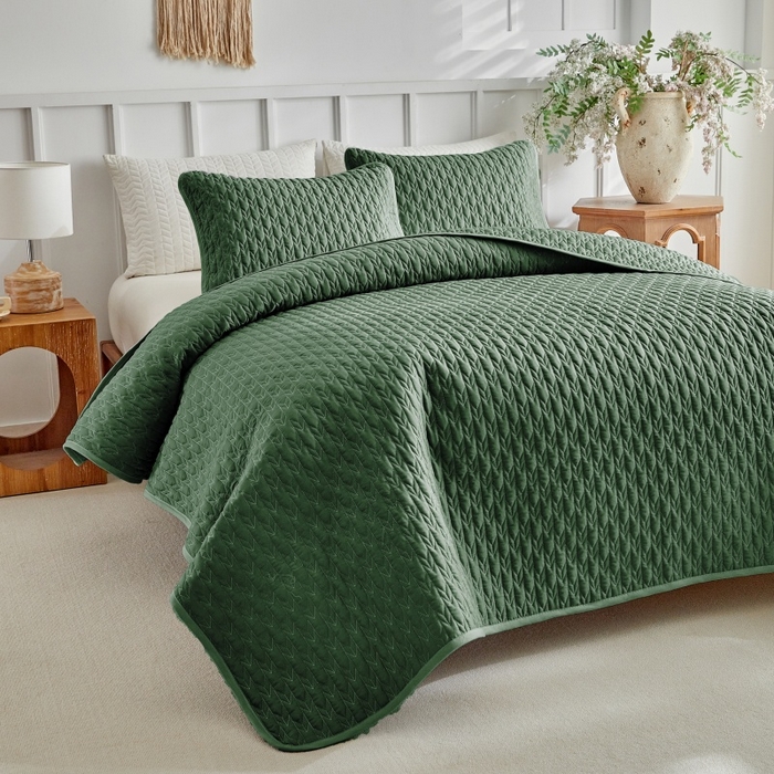 91家纺网 家纺一手货源 找家纺 （总）温宁 2026年素色床盖三件套 国外薄被第一批--箭头  跨境，外贸，亚马逊，shein，temu