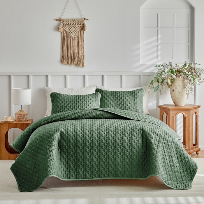 91家纺网 家纺一手货源 找家纺 （总）温宁 2026年素色床盖三件套 国外薄被第一批--箭头  跨境，外贸，亚马逊，shein，temu