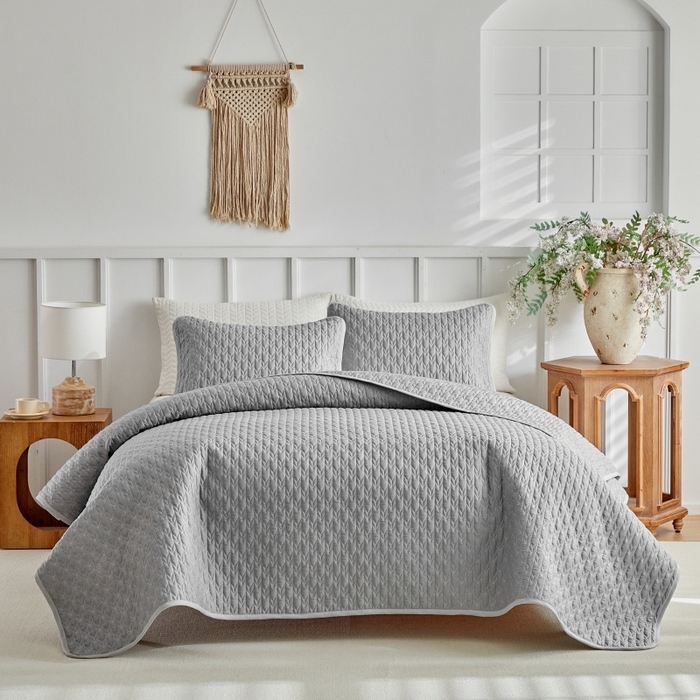 91家纺网 家纺一手货源 找家纺 （总）温宁 2026年素色床盖三件套 国外薄被第一批--箭头  跨境，外贸，亚马逊，shein，temu