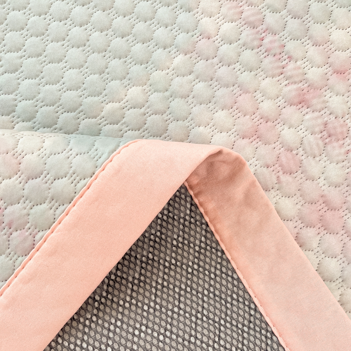 91家纺网 家纺一手货源 找家纺 （总）蓝极人 2026新款大版数码印花豆豆席