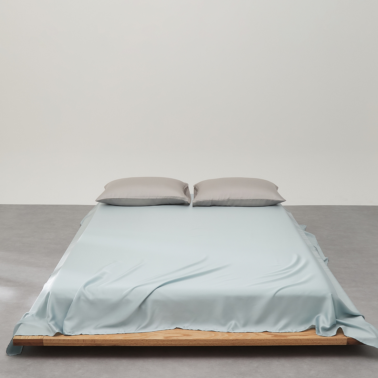 优彩 2026新款60支兰精天丝单品枕套床单被套床笠系列-单床单 天水色