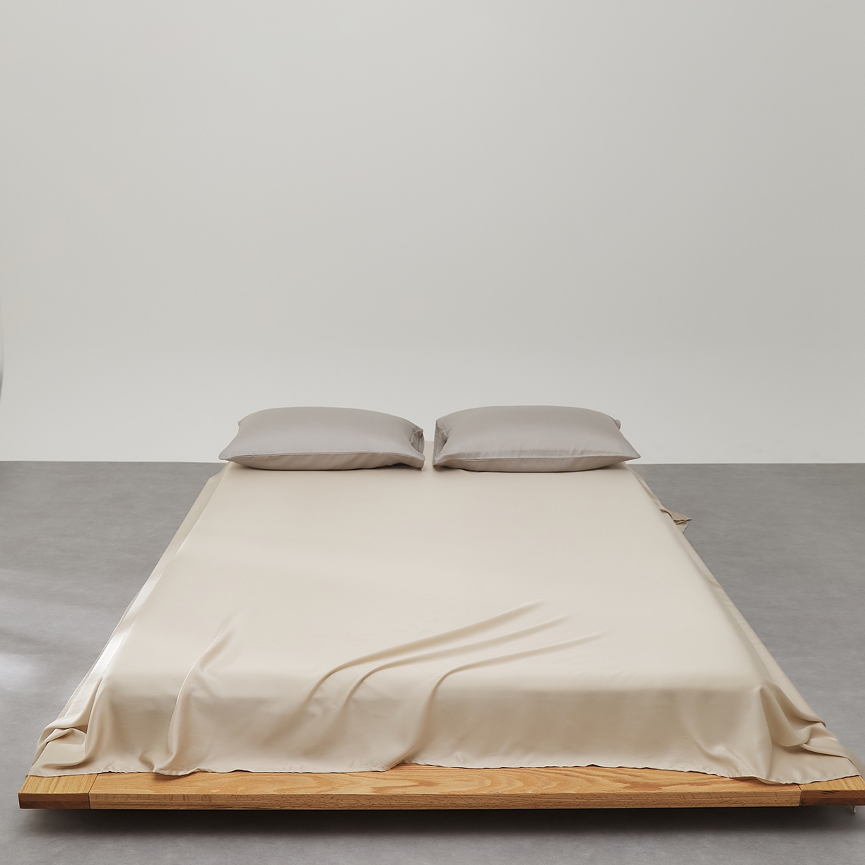 优彩 2026新款60支兰精天丝单品枕套床单被套床笠系列-单床单 香槟色